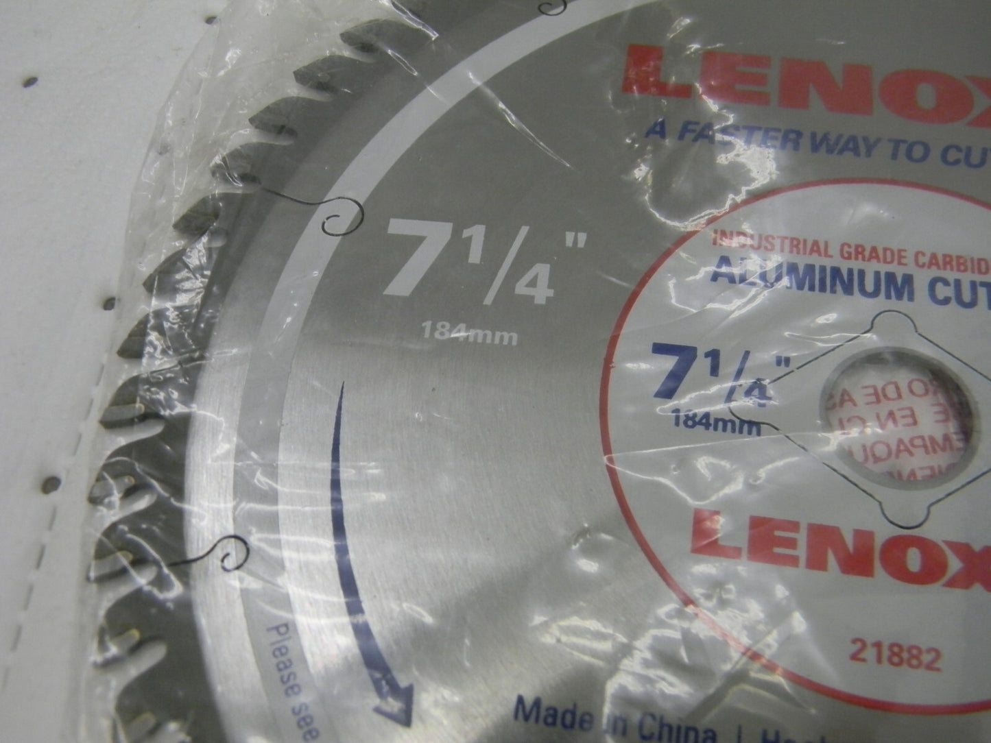 ENOX 7-1/4 Diam, 5/8 Arbor Hole Diam, 60 Tooth  Saw Blade 21882AL714060CT