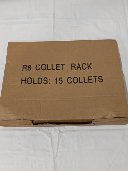 15 Collet, R8 Aluminum Collet Rack and Tray 239-9815