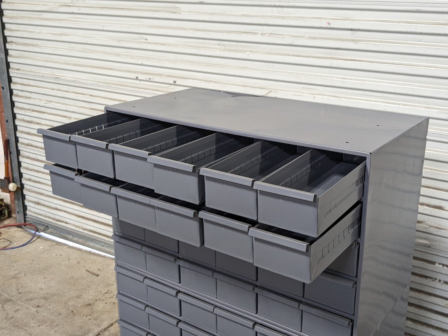 Durham 028-95 Steel Bin Storage Cabinet 60 Drawer 48 x 34 x 17 Parts / Repair
