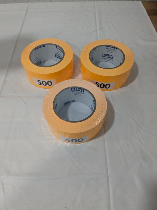 Uline Blank Inventory Rectangle Labels Fluorescent Orange, 2 x 3" Qty 3 S-2568O