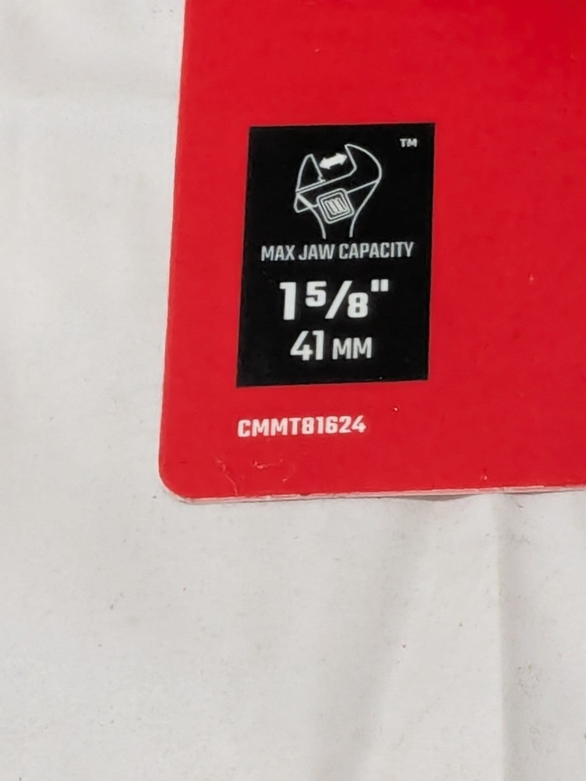 Craftsman Adjustable Wrench 12 in. L CMMT81624