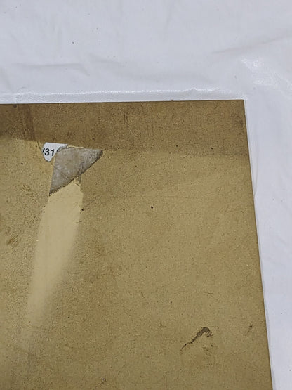 Brass Sheet 0.064 Inch Thick x 12 Inch Wide x 12 Inch Long XCUFLR071611x1