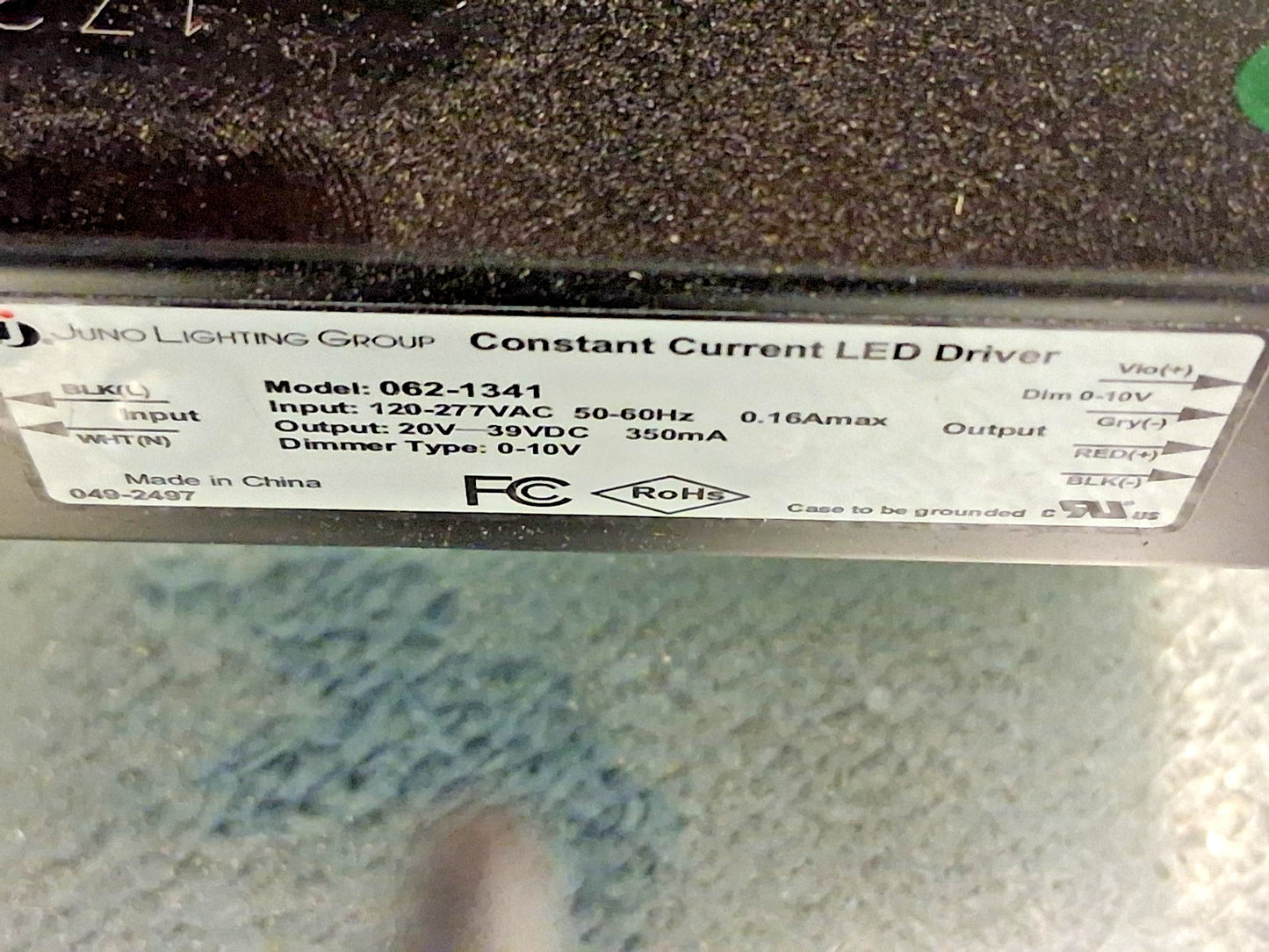 Pro New Construction Downlight Emergency Driver Included l412lm35kmvoltg480crizt