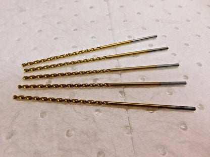 Precision Taper Length Drill QC-91G #33 0.1130" 135º HSS TiN Lot of 5 05093