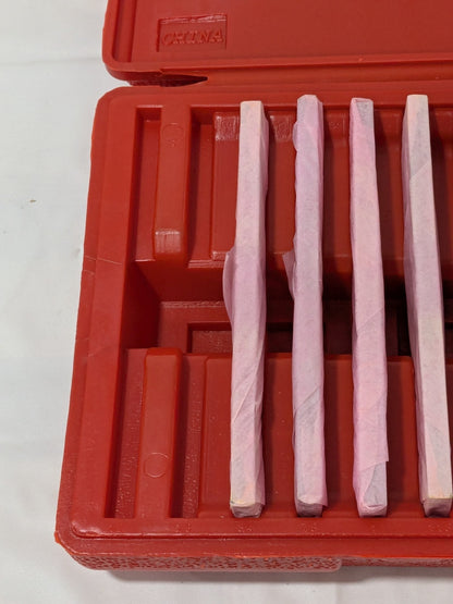 16 Pc. Alloy Steel Thin Parallel Set 6" Long x 1/8" Thick INCOMPLETE 637-7030