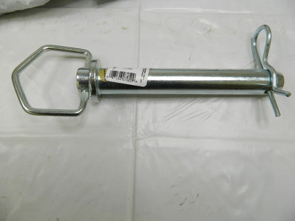 Zinc Plated Steel Pin Lock Hitch Pin 1″ Pin Diam, 7″ Long, Qty 4 -2525-7