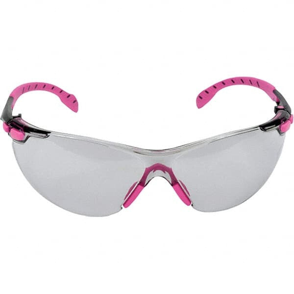 20 3M Solus 1000-Series Safety Glasses Pink/Blk I/O Gray Anti-fog Lens S1407SGAF