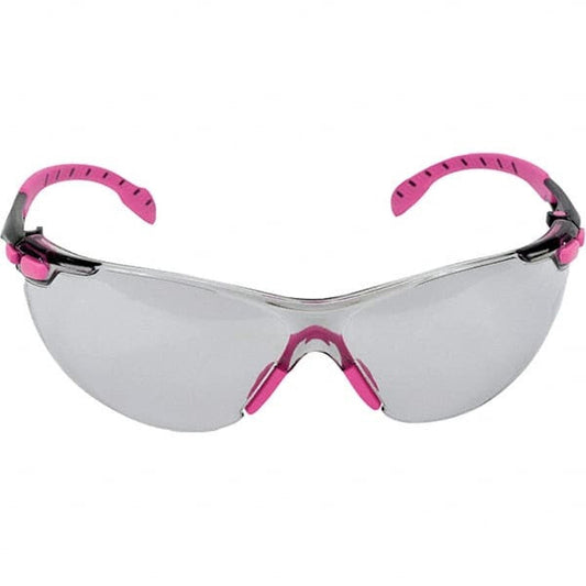20 3M Solus 1000-Series Safety Glasses Pink/Blk I/O Gray Anti-fog Lens S1407SGAF
