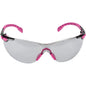 20 3M Solus 1000-Series Safety Glasses Pink/Blk I/O Gray Anti-fog Lens S1407SGAF