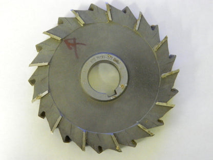 Precision Side Milling Cutter  7" x 1" x 1-1/2" Staggered Tooth #