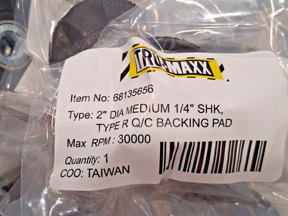 Tru-Maxx Quick-Change Type R Disc Backing Pads QTY50 2" Dia 68135656