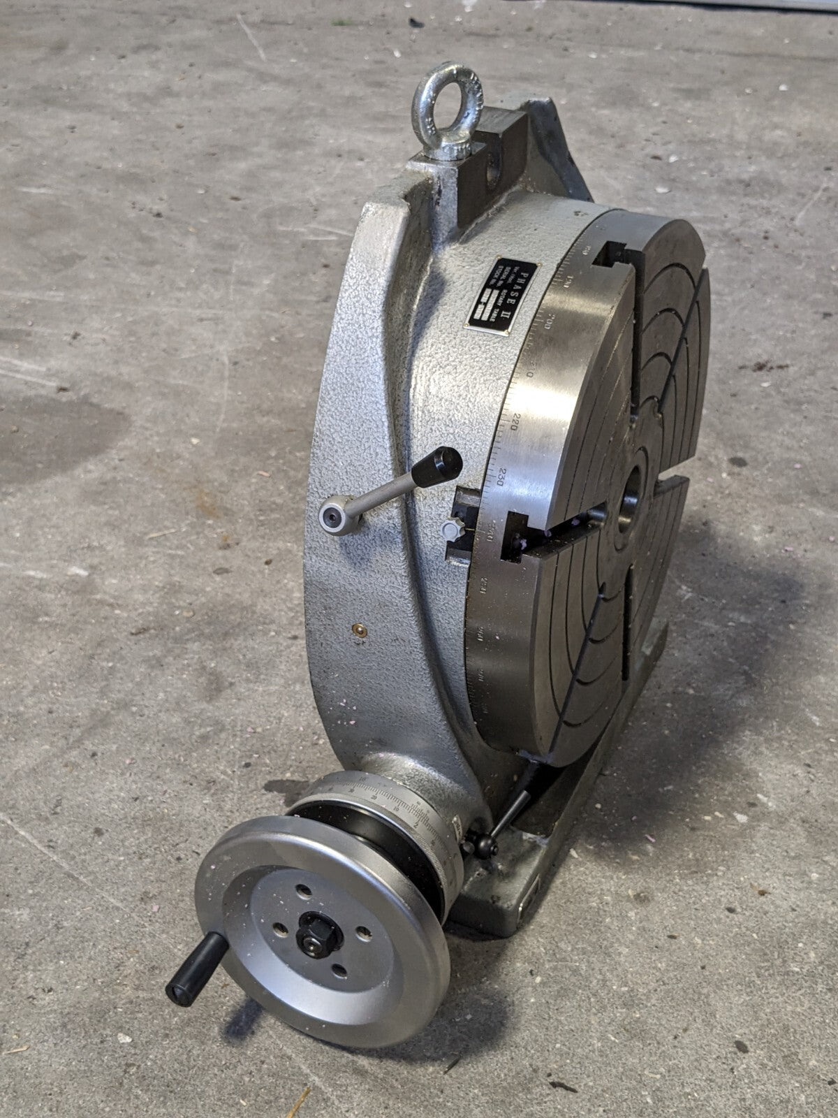 Phase II Rotary Table 12"  Diameter 4MT Hori / Vert 221-312 Parts / Repair