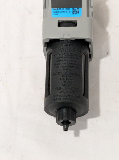 WILKERSON Coalescing Filters: Coalescing Filter, 1/4, 150 psi, M08-02-CK00B