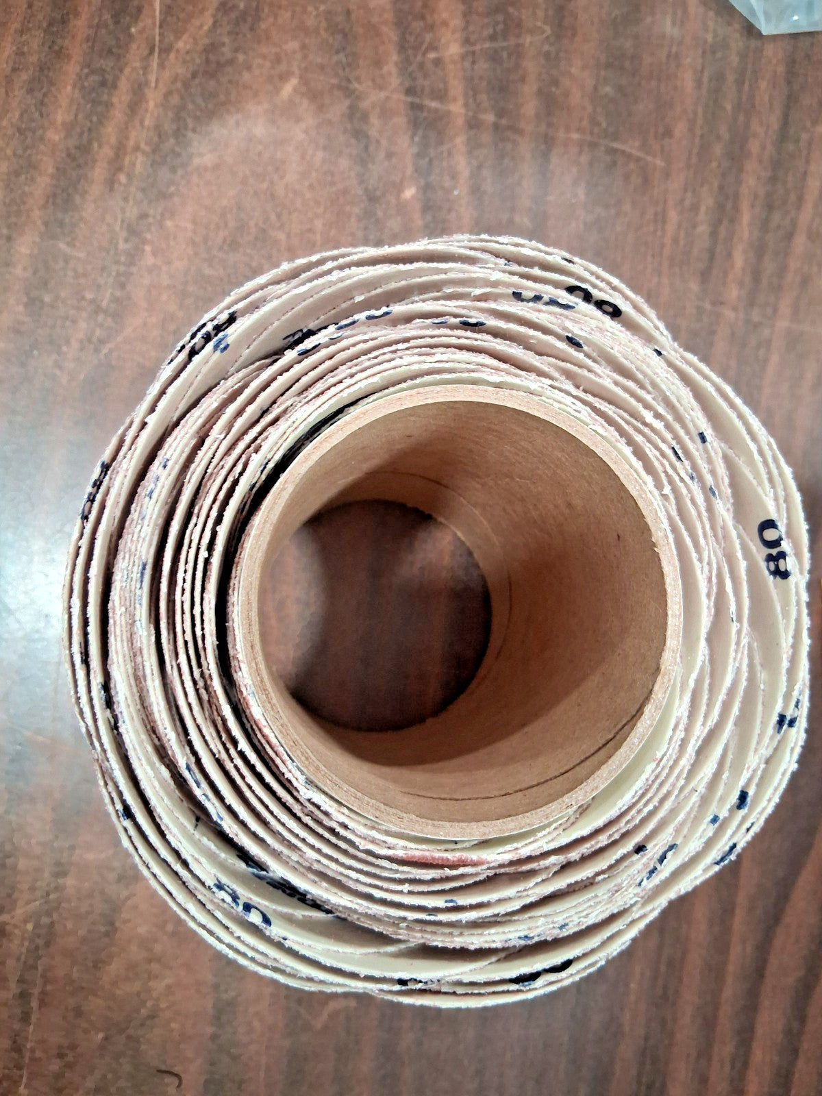 Norton Ceramic Alumina 5" Dia PSA Disc Roll 80 Grit 66261149872