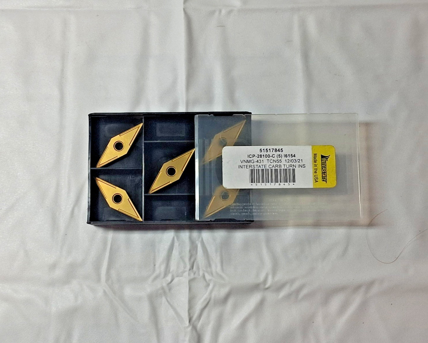 Interstate Carbide Turning Insert VNMG431 TCN55 Qty 5 51517845
