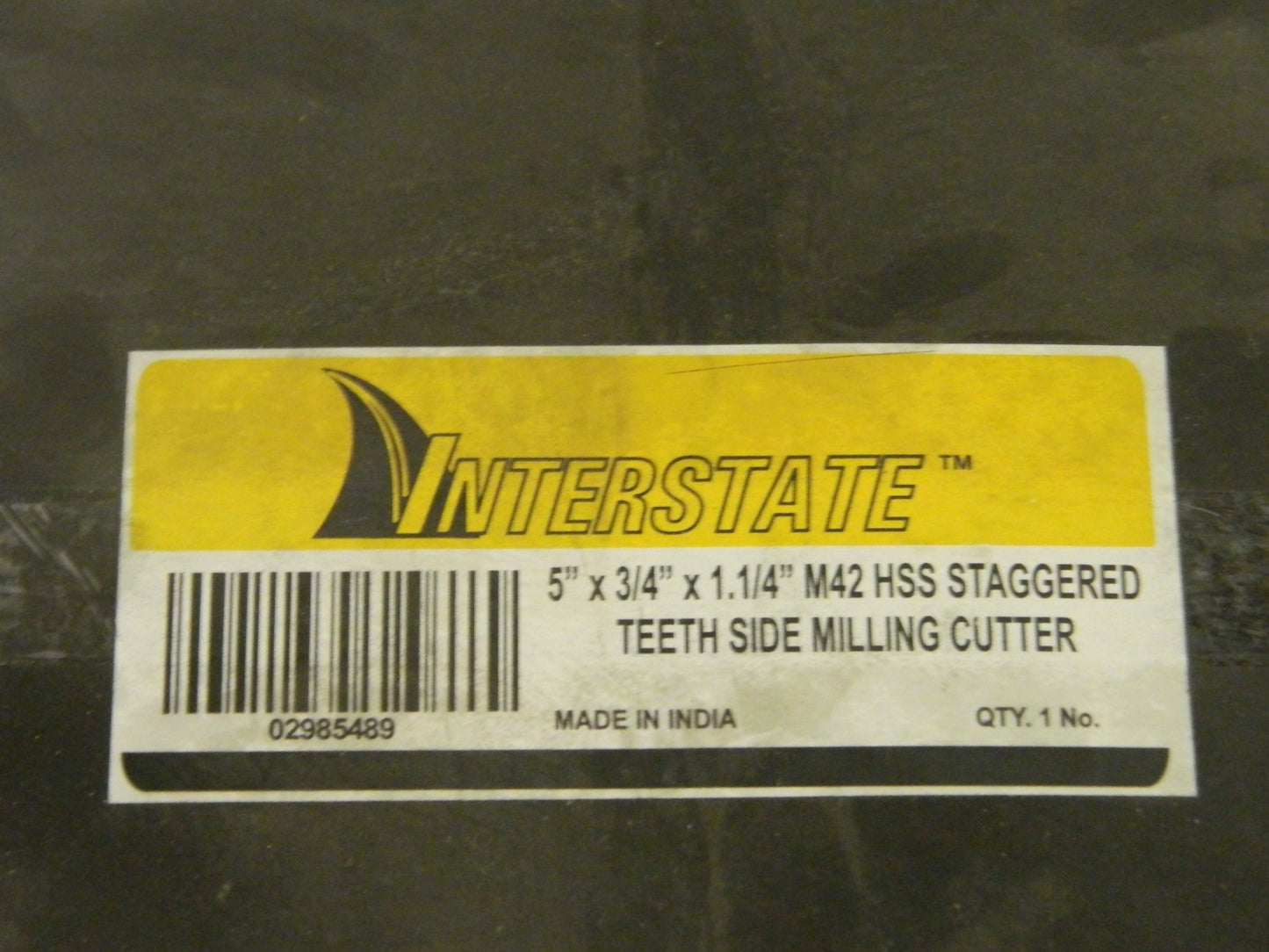 Interstate Staggered Teeth Side Milling Cutter 5" x 3/4" x 1-1/4" 02985489