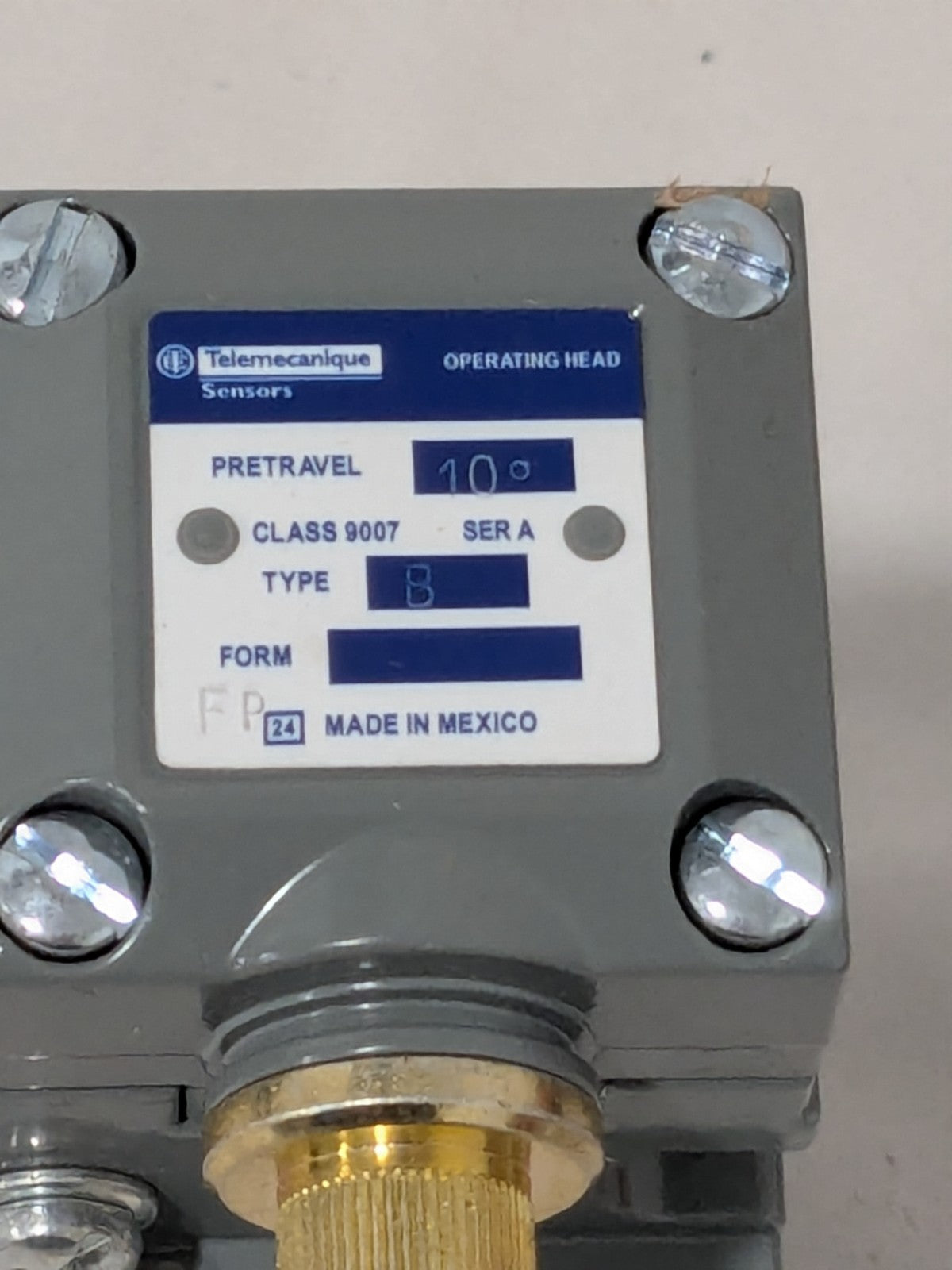 Square D General Purpose Limit Switch: SPDT, NC, Rotary Head, Side 9007C54B2