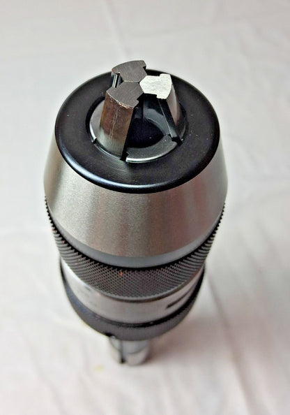 Accupro Steel Keyless Drill Chuck 1/32-1/2" Cap Integral Shank Mount 636734
