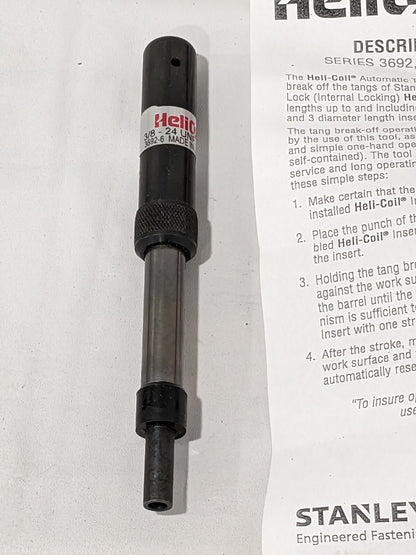 HELI-COIL 3/8-24 Thread Insert Tang Break Off Tool 3692-6