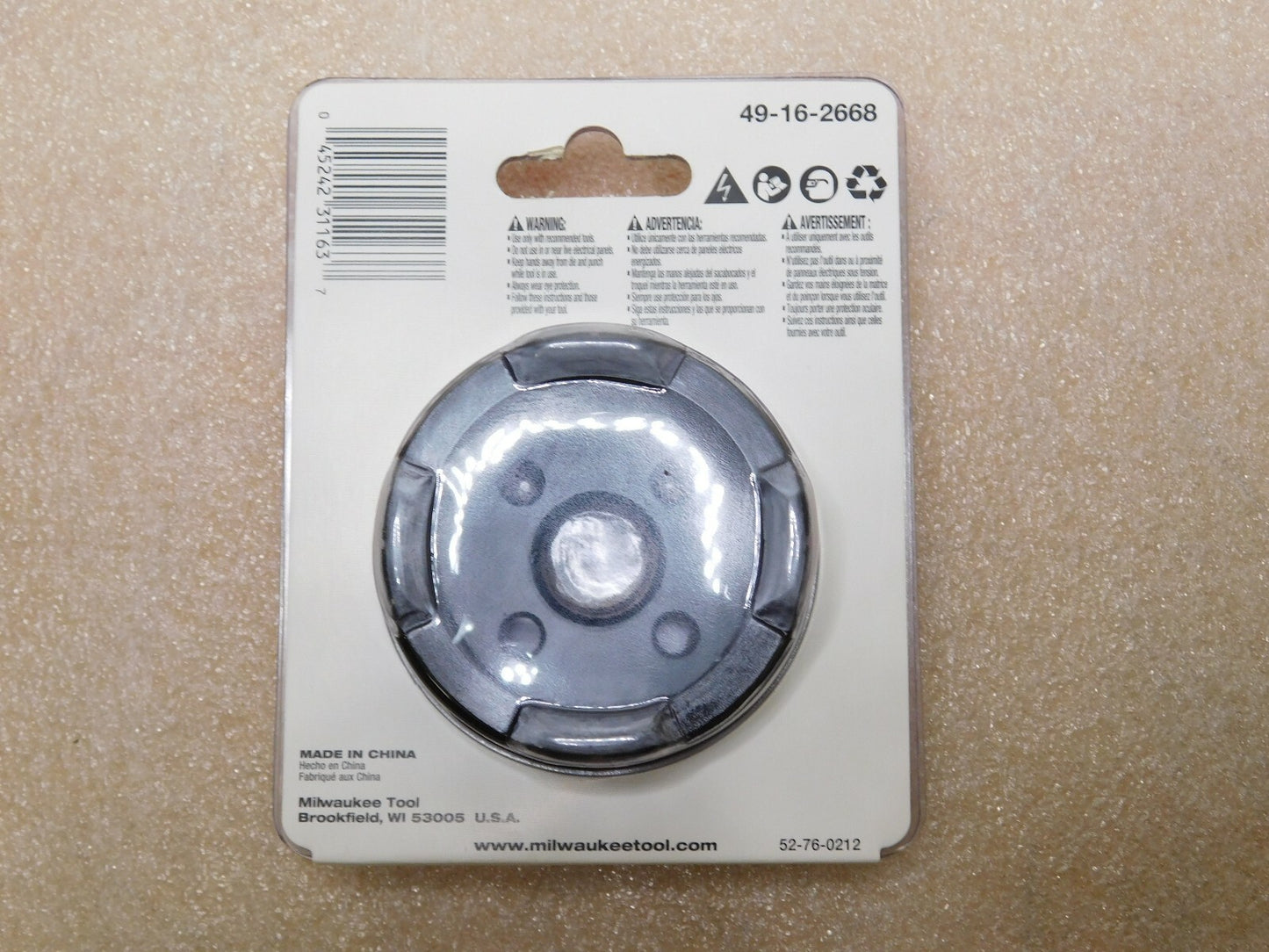 Milwaukee EXACT Knockout Die 1-1/2" Conduit for Mild/Stainless Steel 49-16-
