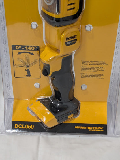 DeWALT Cordless Work Light: 20V, 500 Lumens DCL050 TOOL ONLY