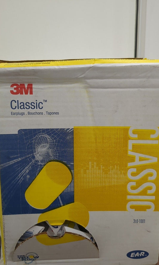 3M Earplugs 200prs 29 dB, Foam, Barrel, Roll Down, Uncorded