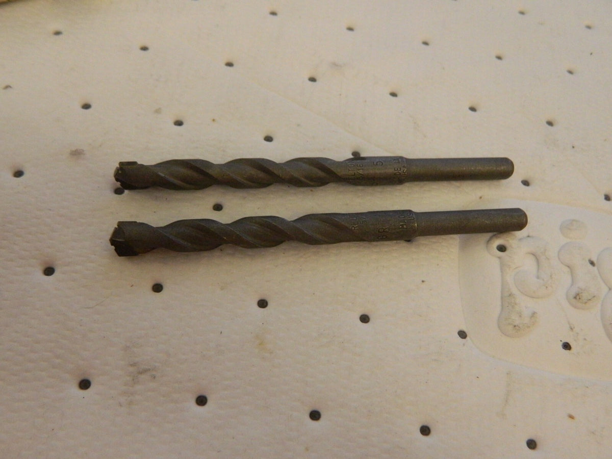 RELTON 5/16" Diam Straight Shank CarbideTipped Rotary/Hammer Drill Bits GRT-5-4