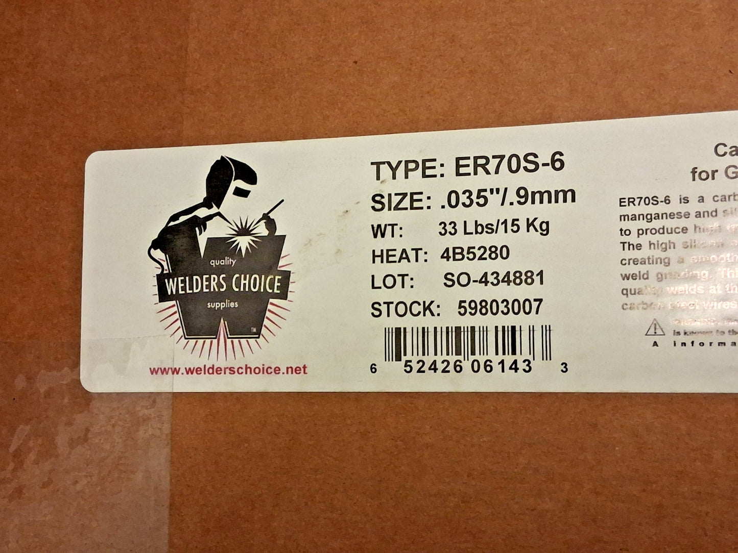 Welders Choice Carbon Steel MIG Welding Wire 59803007
