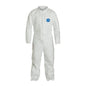 DUPONT  23 Disposable Coveralls 3X  Film Laminate Zipper Closure TY120SWH3X00250