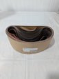 (50) 3M Abrasive Belt: 1" Wide, 30" OAL, 80G, Ceramic Aluminum Oxide 7010360671