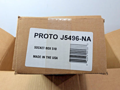 Proto 26 Piece 1/2" Drive Socket Set 3/8" to 1-1/4" 12 Pts w/Metal Case J54124