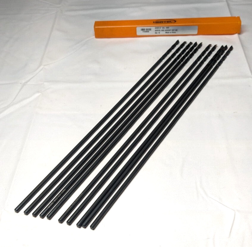 Hertel  Aircraft Extention Drills 5/32"  HSS  12" OAL  *QTY 10*  C.E05.0397