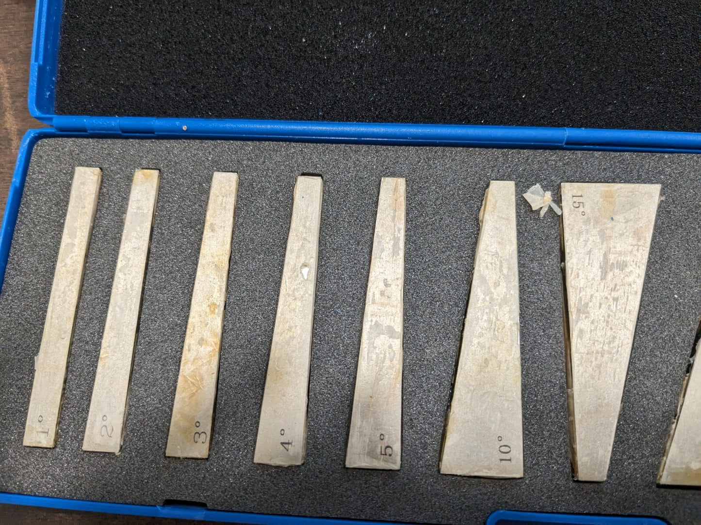 1 to 25º Angle, 3 Inch Long, Steel, Angle Block Set 630-4260