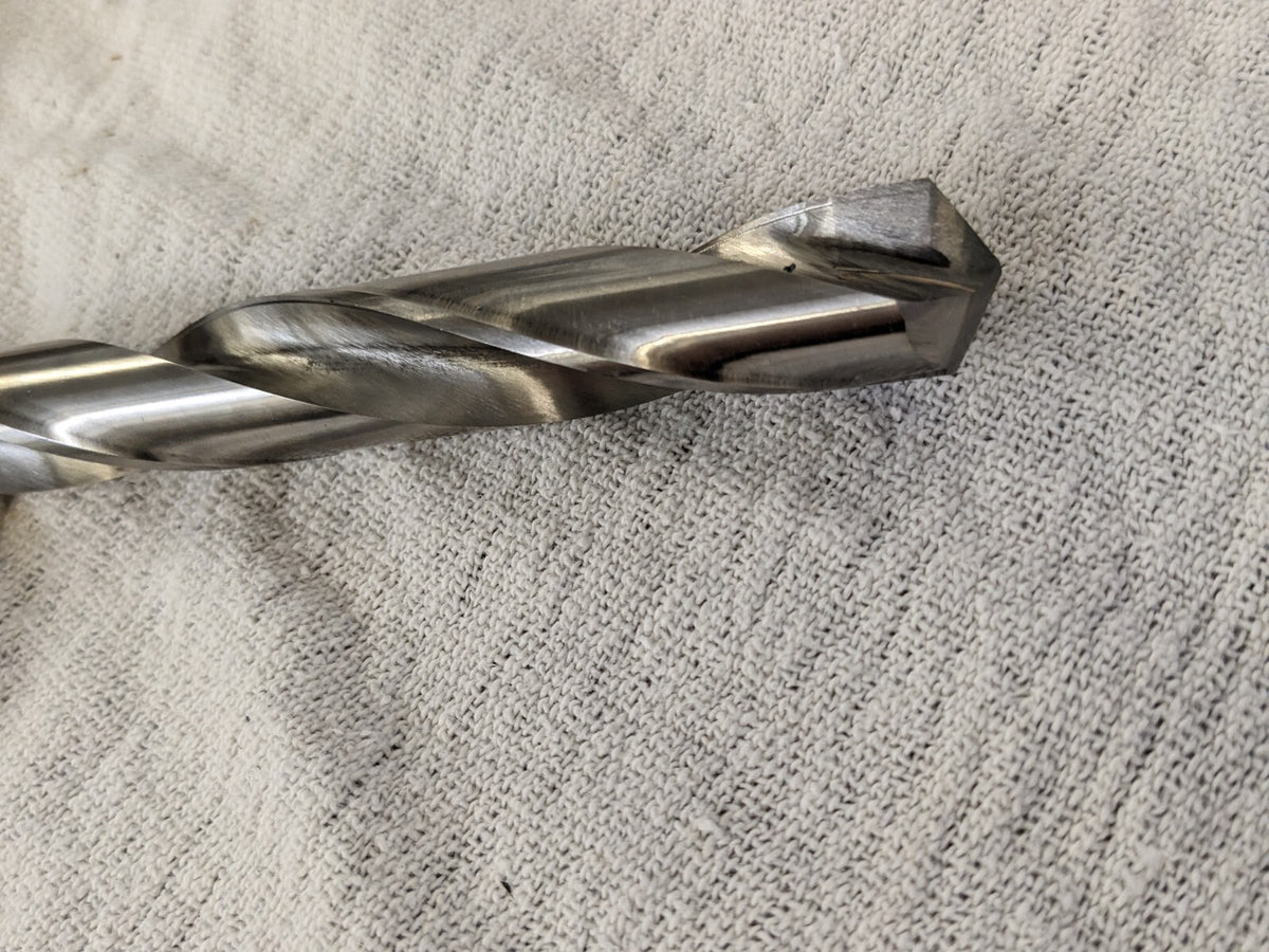 CJT Jobber Length Drill Bit: 43/64 Dia, 118 °, Carbide Tipped 12006719
