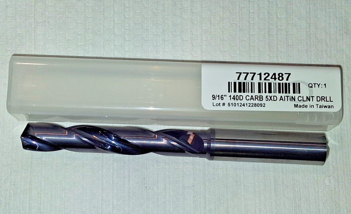 Accupro Solid Carbide Jobber Length Drill Bit Coolant Through 77712487