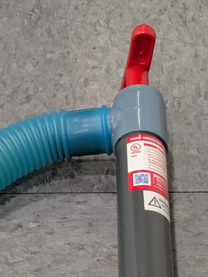 1-1/4" Outlet, PVC Hand Operated Transfer Pump For Acid 236PF3-S
