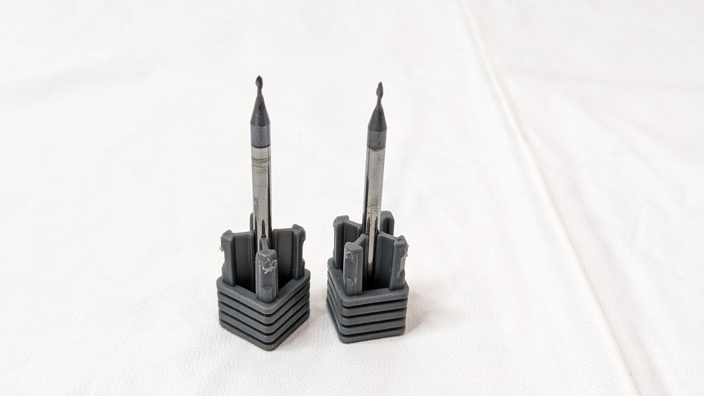 Microcut Carbide Spotting Drills 0.45" Dia X 0.105"LOC 90D 2FL AlTin QTY 2 24045