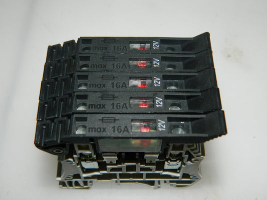 Cooper Bussmann  5 Pack of Terminal Blocks F520STLED12-GY