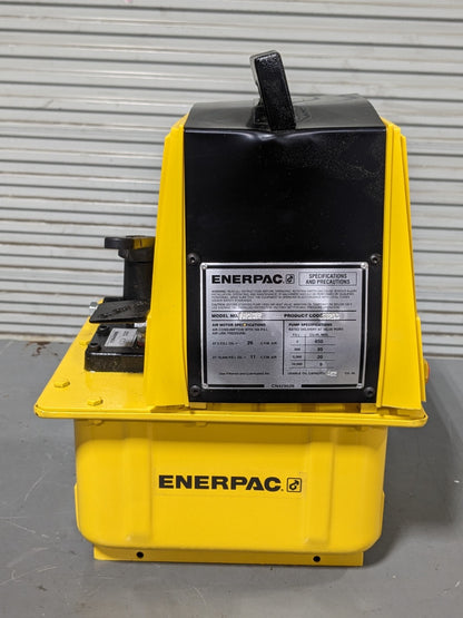 Enerpac Air Hydraulic Pump for use w/ Single Acting Cylinders PAM1022 Damaged