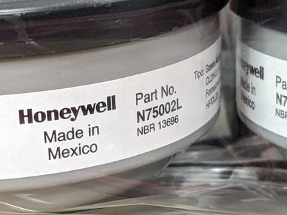 18 PAIRS Honeywell North Acid Gas (AG) Respirator Cartridges N75002L