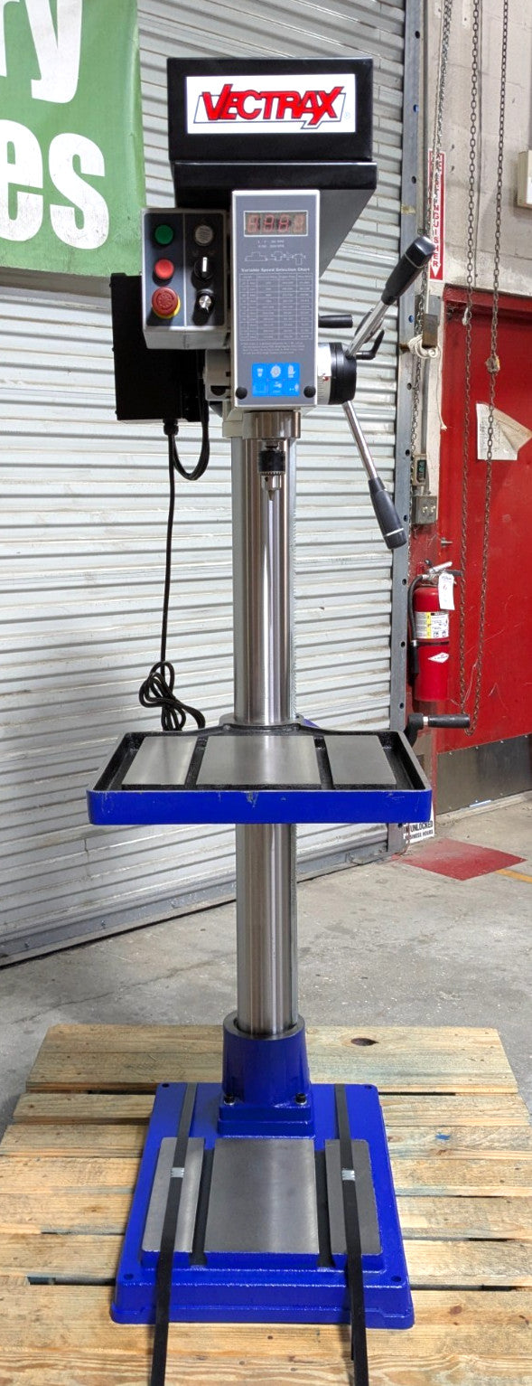 VECTRAX  RF-19V Drill Press  20" Swing  115V  1HP  0-2000 RPM  *Scratch & Dent*