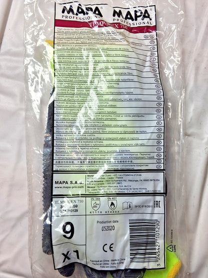 Mapa Professional Thermal Acrylic Heat Resistant Gloves QTY5 70202304