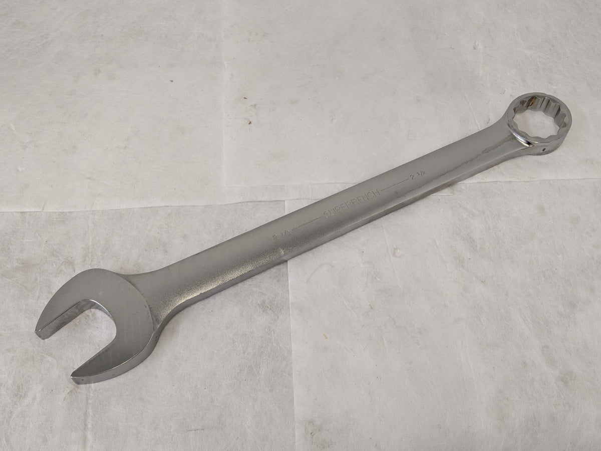 Williams 2-1/2" Combination Wrench 12-Point 29-15/16" OAL Satin Chrome