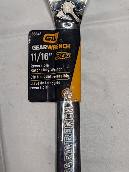 GEARWRENCH Combination Wrench 11/16 in, 9.8500" OAL 86648