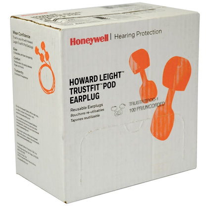 Howard Leight By Honeywell Trusfit Pod Reusable Ear Plug QTY100 TRUSTFITPOD-1