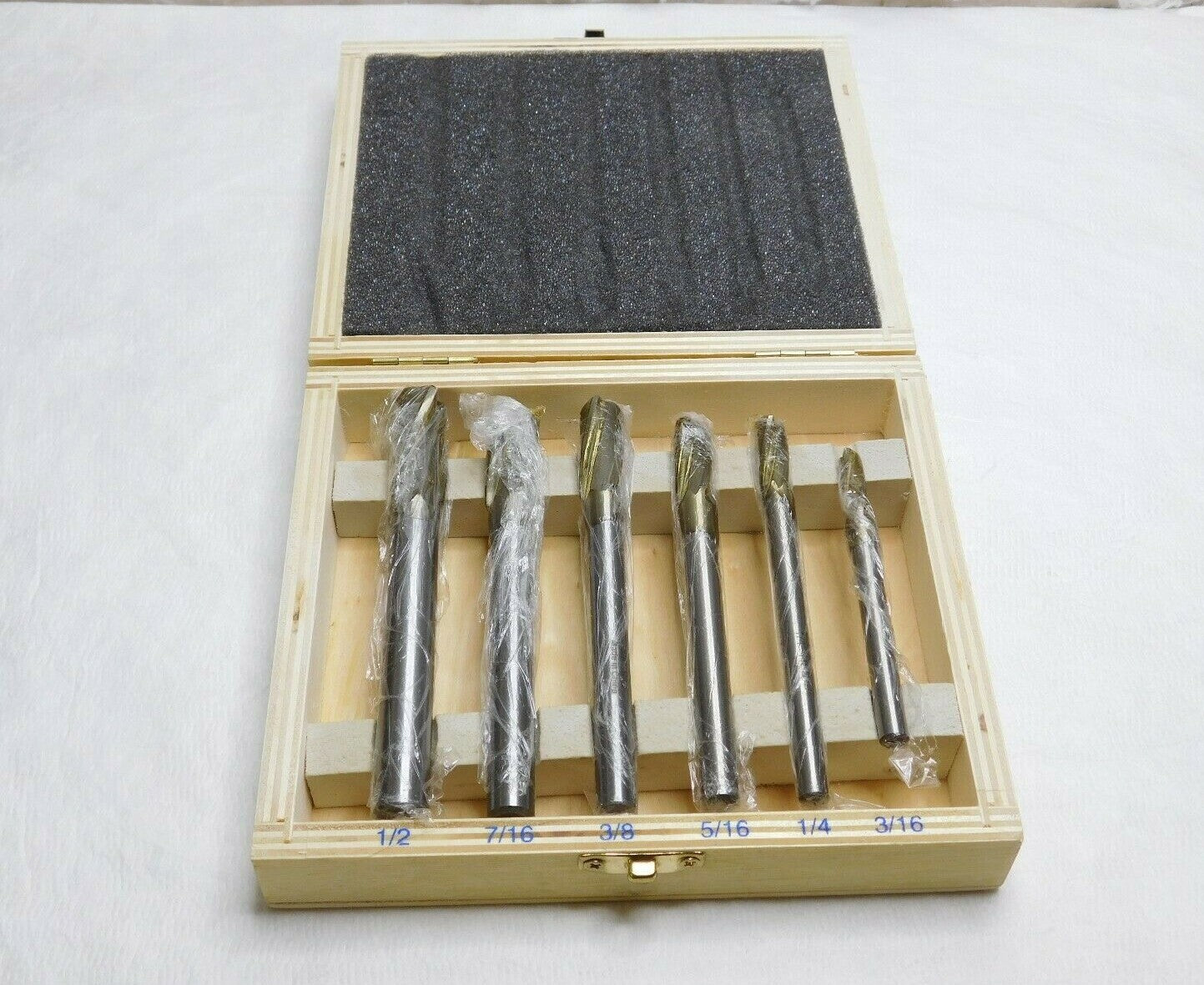 6 Piece Interchangeable Pilot Counterbore Set HSS 3/16" to 1/2" 3FL 08794018