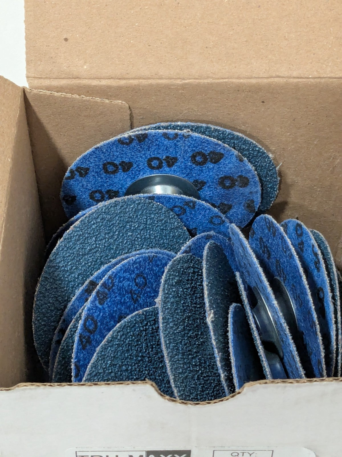 Tru-Maxx Quick-Change Disc: Type S, 3" Dia, 36 Grit Qty 10 69957323850