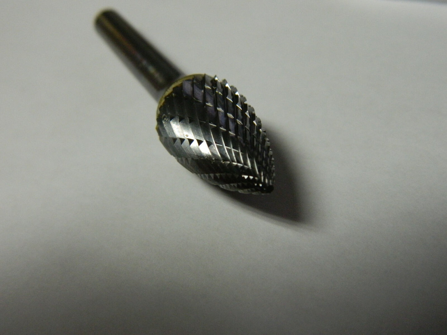 SGS PRO SG-13, 1/2" Cut Diam, 1/4" Shank Diam, Carbide Double Cut Tree Burr