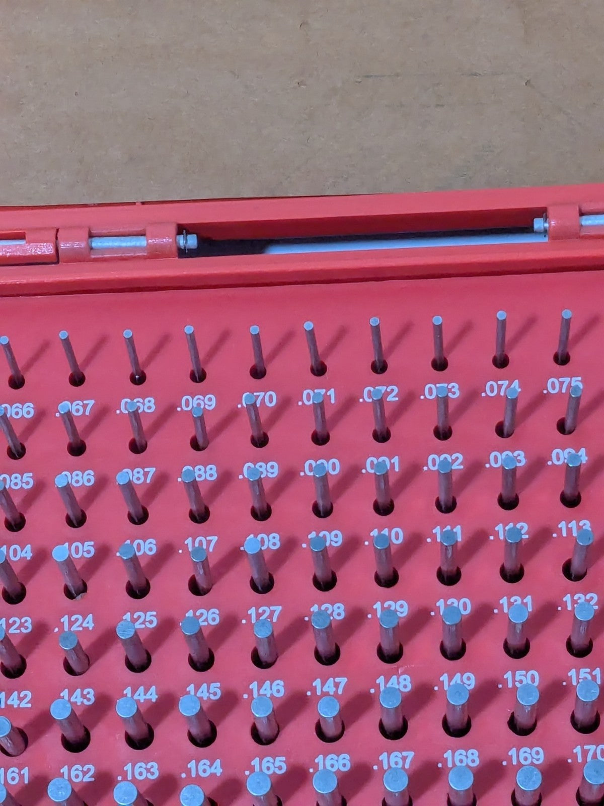 MHC 190 Pc Class ZZ Plug Gage Set: 0.061 to 0.25" Range 616-81116