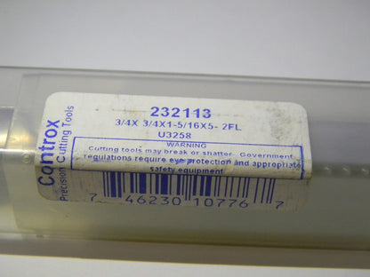 Controx Double End Mill  3/4" x 3/4" x 1-5/16" X 5"  232113